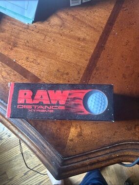 PAck of 3 RAW Distance Xtreme Golf Balls -